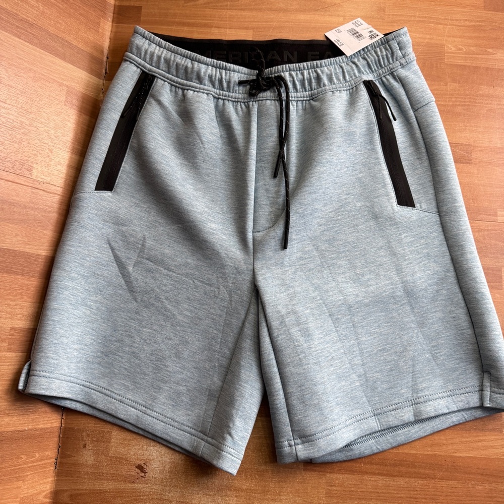 American Eagle 24/7 Jogger Shorts, light blue, size XS NWT
